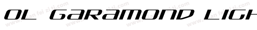 OL Garamond Light字体转换